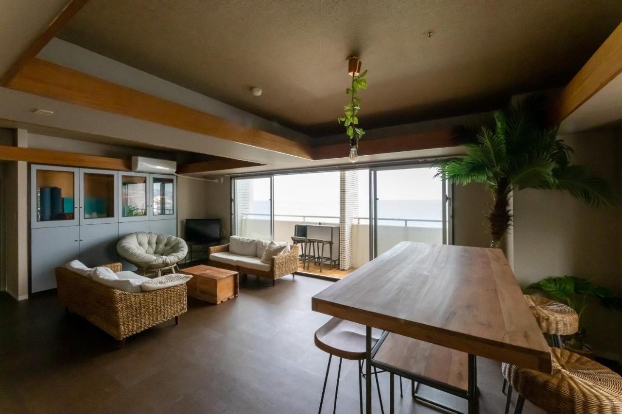 海まで徒歩1分。最上階の角部屋！アクセス抜群オーシャンビュー でのんびりstay Agarii Eksteriør billede