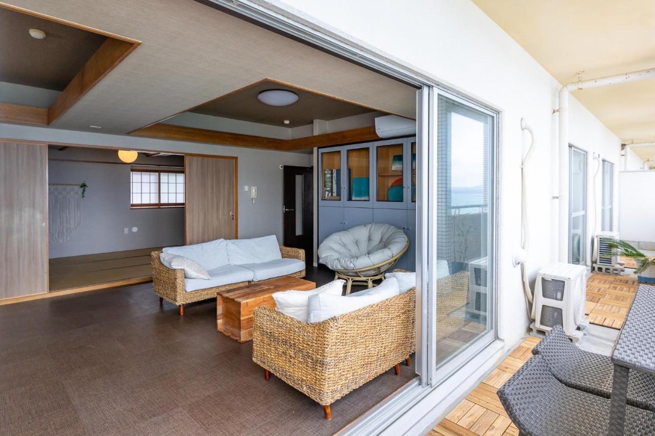 海まで徒歩1分。最上階の角部屋！アクセス抜群オーシャンビュー でのんびりstay Agarii Eksteriør billede
