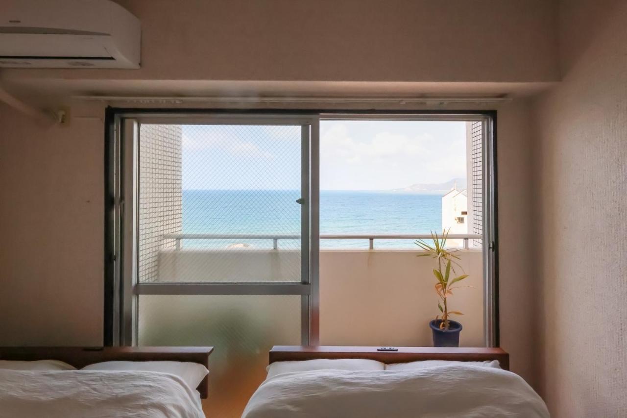 海まで徒歩1分。最上階の角部屋！アクセス抜群オーシャンビュー でのんびりstay Agarii Eksteriør billede